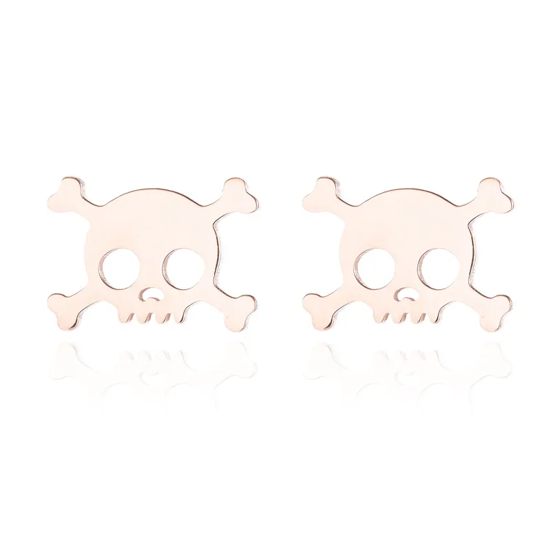 Pendientes Calavera – Acero Inoxidable