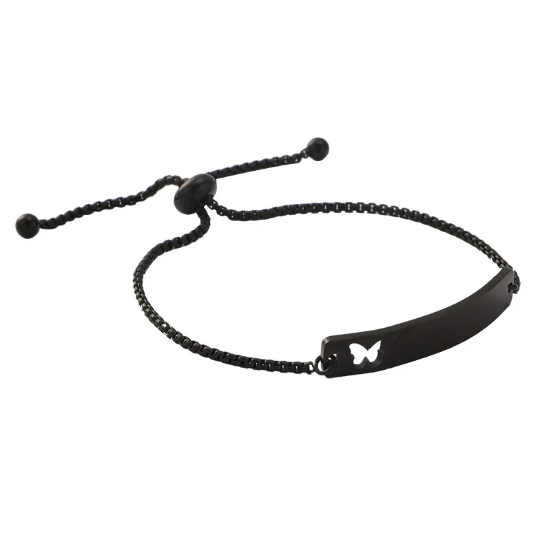 Pulsera con mariposa personalizable