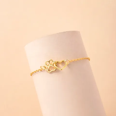 Pulsera corazon y huella