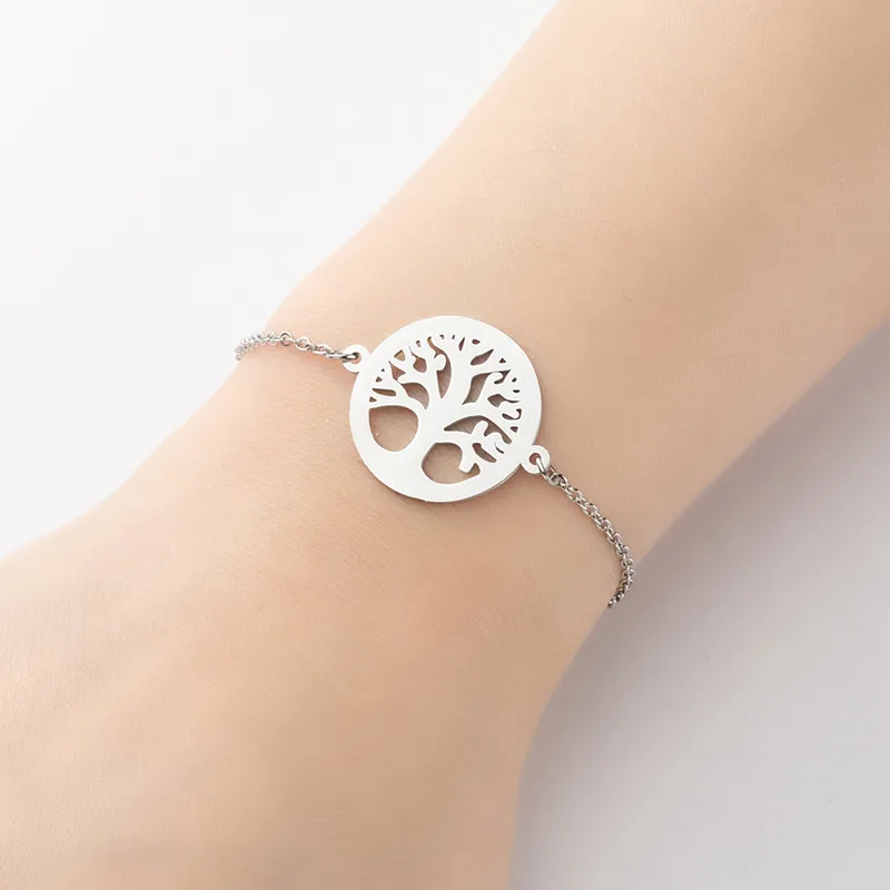 Pulsera Árbol de la Vida – Acero Inoxidable