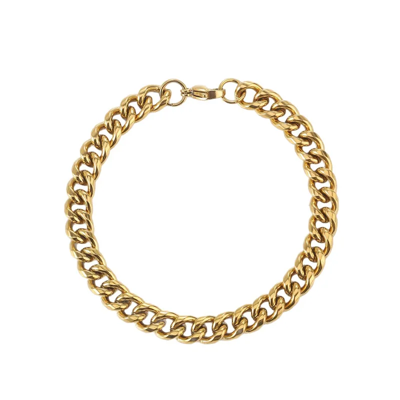 Pulsera eslabones de Acero Inoxidable – Plateada, Dorada 18K y Negra
