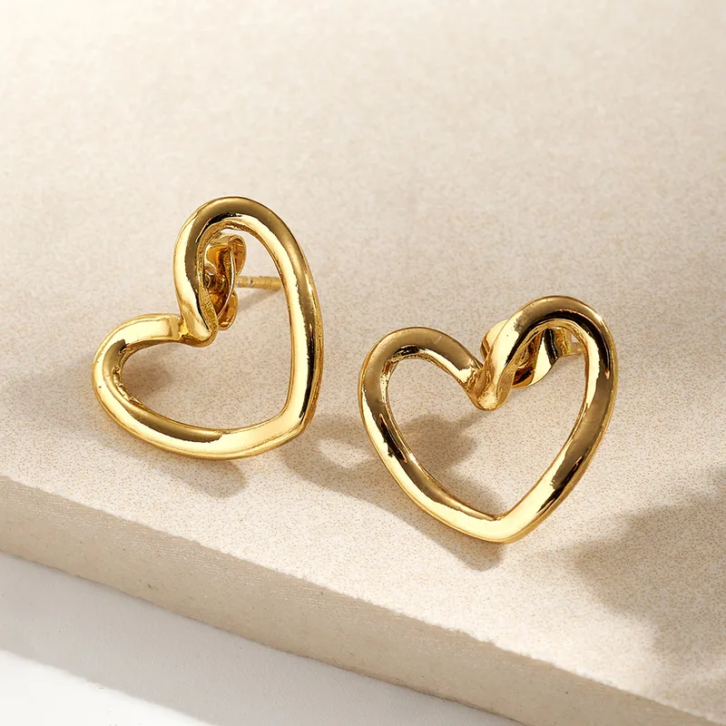 Conjunto Corazón Infinito – Acero Inoxidable Dorado