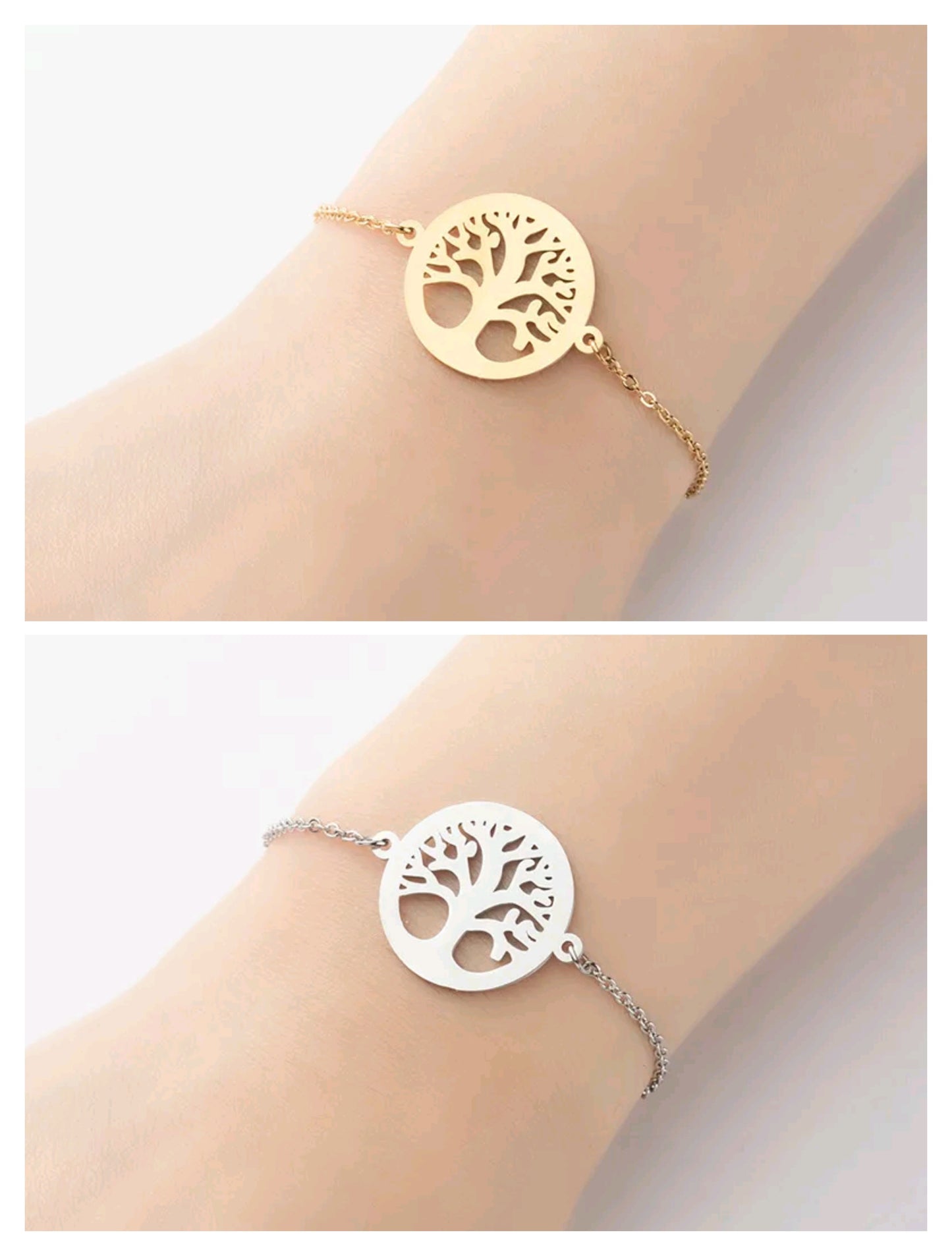 Pulsera Árbol de la Vida – Acero Inoxidable