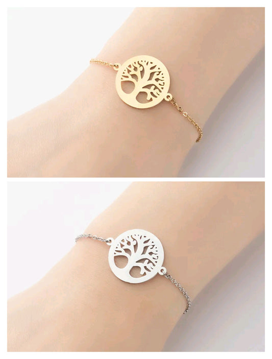 Pulsera Árbol de la Vida – Acero Inoxidable