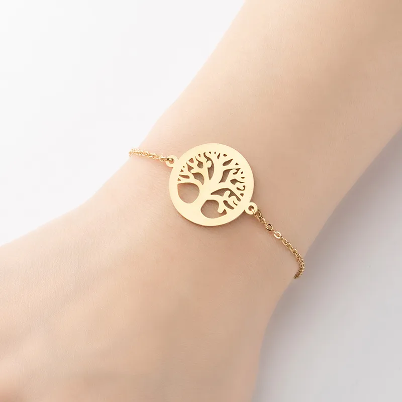 Pulsera Árbol de la Vida – Acero Inoxidable