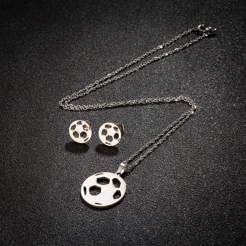 Conjuntos de Collar y Pendientes en Acero Inoxidable