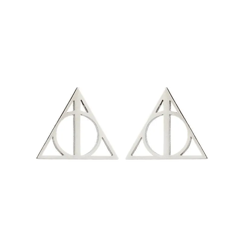 Pendientes Triangulares de Acero Inoxidable