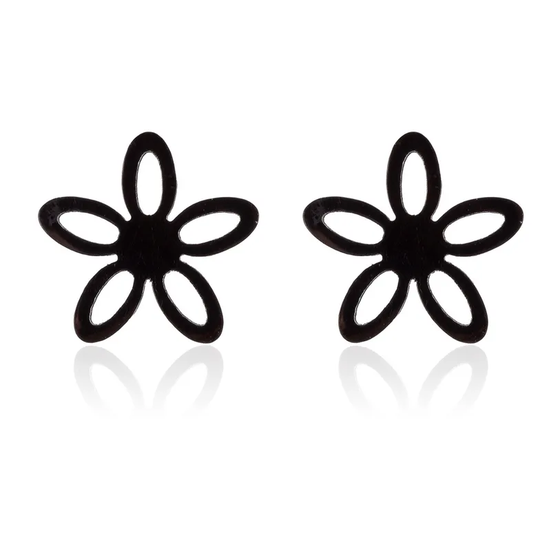 Pendientes Flor Minimalista – Acero Inoxidable