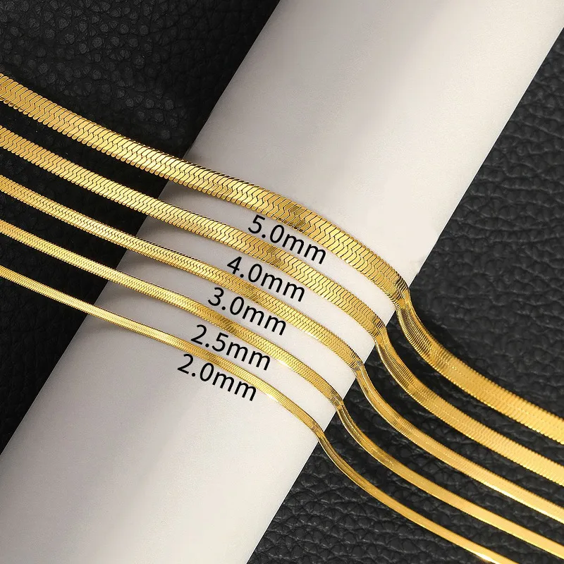 Cadena Serpiente de Acero Inoxidable