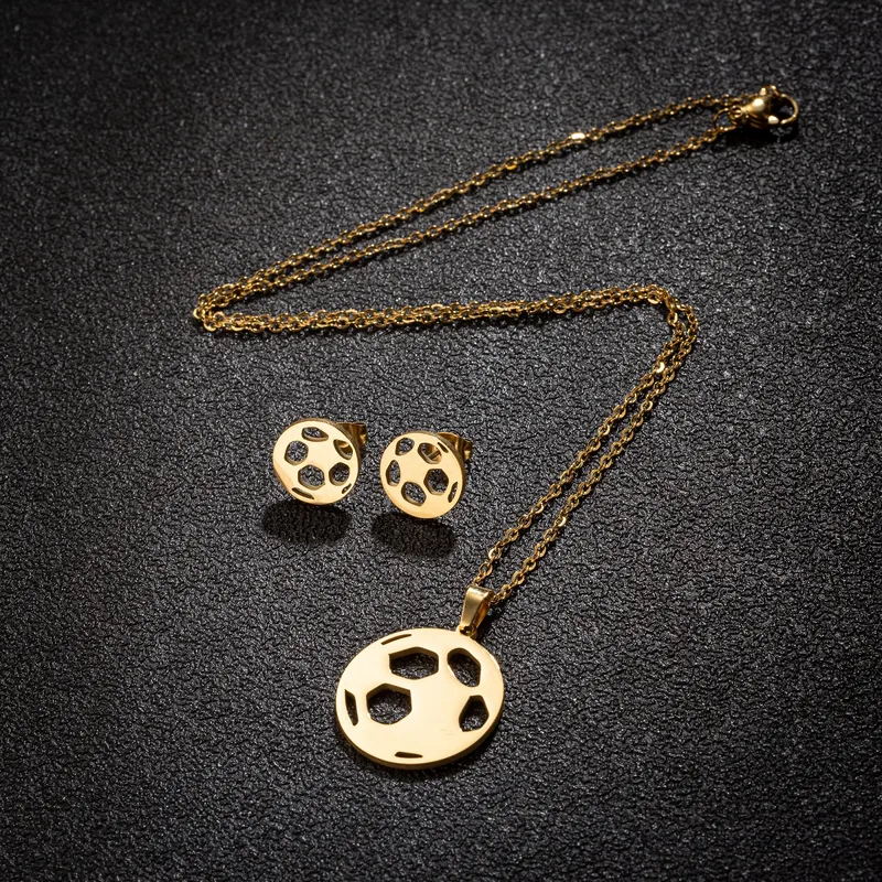 Conjuntos de Collar y Pendientes en Acero Inoxidable