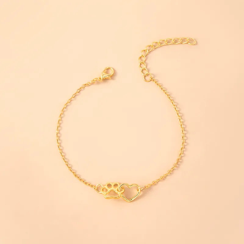 Pulsera corazon y huella